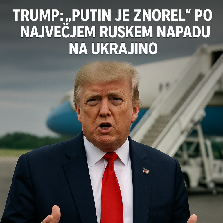 Trump: “Putin je znorel” po največjem ruskem napadu na Ukrajino