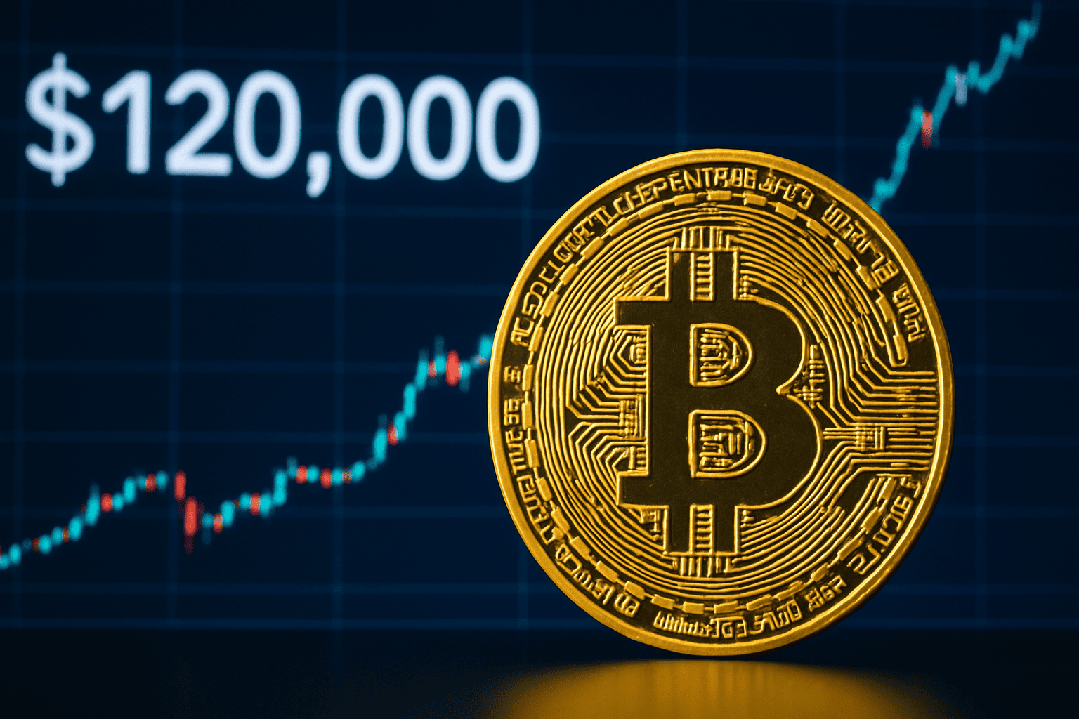 Bitcoin prvič presegel mejo 120.000 ameriških dolarjev